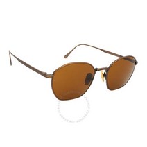 이스퀘어 미국 2743501 Persol Brown Irregular Titanium Uni sunglasses 선글라스
