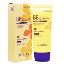 별도표기 아스파시아 4U 스페셜 비비 크림 링클 50ml BB 재생 수분 프라이머 모공 촉촉한 건성 피부 파운데이션 지성 기능성 남자 여자 여성, 단품, 단품