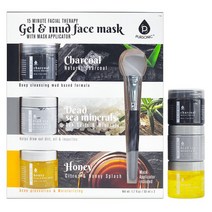 퍼소닉 젤 머드 페이스 마스크 3팩 차콜 외 Pursonic Gel Mud Face Mask 50Ml 3개