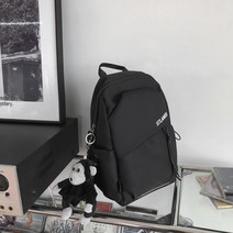 스키 힙색 숄더 크로스백 남녀 패션 브랜드 미니 캐주얼 스포츠 스노우보드 캔버스백, 블랙[침팬지 홀더]