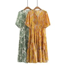 통통한 여자 원피스 1+1 빅사이즈 엄마 꽃무늬 88사이즈 XL-4XL