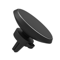 차량용핸드폰거치대 자동차 마운트 Qi 무선 충전기 아이폰 iPhone X 11Pro 12 XS Max 12Mini XR 8Plus Sams, 05 Black-5W