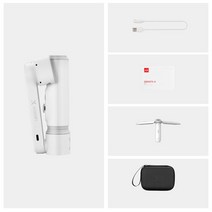 짐벌 스마트폰 셀카봉 삼각대 ZHIYUN SMOOTH X 전화 셀카 스틱 핸드 헬드 안정기 호환 샤오미 iPhone 삼성 Palo 스마트 폰, 중국, 화이트 콤보