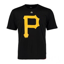 마제스틱 2019 MLB 오피셜 로고 면 반팔 티셔츠 (피츠버그 파이어리츠 P로고)