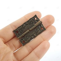 가구 서랍문 제작 미니 엔틱 소품 경첩 힌지, 색상, 갈색