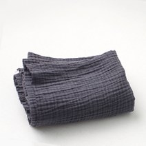 원단마트 gauze 대폭 요루 이중 거즈바이오 워싱 차콜-아기용품 스카프빕 목욕타올 속싸개 겉싸개 블랭킷