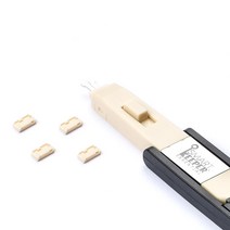 [스마트키퍼] Micro USB-B 포트락 4| USB포트 잠금장치 | Micro-B 포트보안 | USB보안 | Micro USB, Micro USB-B 포트락 4개 + 미니용 키 1개, 베이지(BG)