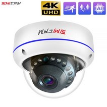 4K 8MP 보안 PoE IP 카메라 돔 금속 쉘 Onvif H265 3840x2160 100ft 인간 IR 야간 투시경 오디오 비디오 감시 SIMICAM, Super 4K POE, CHINA_3.6mm