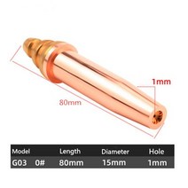 G02 88mm 등방성 절단 노즐 프로판 1.2/1.7/2.0mm 건 토치 화염 기계 아세틸렌 가스 커터 부품, 05 Item E