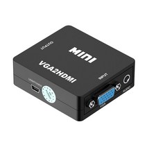 VGA케이블 모니터연결케이블 디스플레이포트 Konsen HDMI to RCA 컨버터 AV/CVSB L/R 비디오 박스 HD 1080P AV2HDMI 지원 NTSC PAL 출력 T, [01] HDMI to AV-White