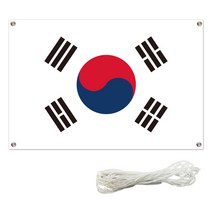 국산 태극기 현수막, 대형(180x120cm)