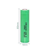 호환제품 INR18650 25R 1865 2500Mah 3.7V Batterij Lithium Oplaadbare Hoge Stroom Ontlading 20A 파워, 01 3.7 볼트_05 6 PCS battery