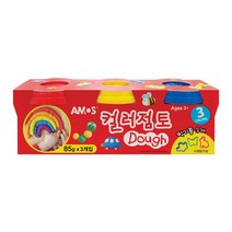 아모스 컬러점토 85g X 3색, 1세트