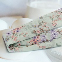 곱창고무줄 헤어밴드 만들기 재료 쉬폰 재봉 원단 (폭5cm 길이2.7m) - 총10종류, 4.로라-민트 (2.7m)