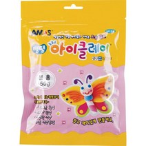 아모스 탱탱 아이클레이 파우치, 분홍, 50g