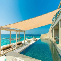 매쉬 썬쉐이드 삼각 사각 차광막 옥상 정원 펜션 수영장 천막 그늘막 가림막, 매쉬썬쉐이드_사각베이지 3x4