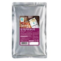 청정원 생크림 까르보나라 소스, 1kg, 1개
