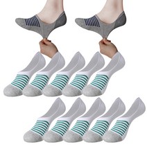 골져스토어 남자 배색라인 로퍼 덧신 양말 페이크삭스 10켤레_땀흡수 순면 97% or 일반 소재