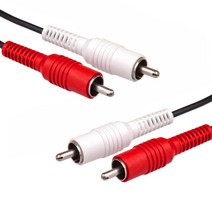 velton RCA케이블모음 1RCA 2RCA 3RCA 음향 영상 케이블 모음, SW0032-2RCA to 2RCA 1M