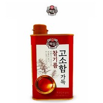 백설 참진한 참기름 400ml, 4개