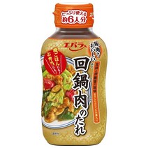 에바라 회과육 중식 제육볶음 소스 일본 호이코로 양념 230g 4팩, 4개