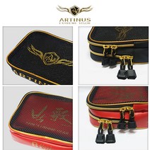 아티누스 다용도 매쉬 파우치 소품 찌 케이스 AB-561, 레드2L