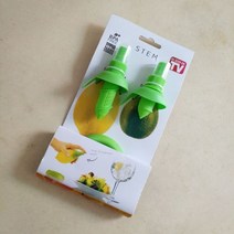 레몬착즙기 즙 기계 짜는 짜개 스퀴저 요리 가제트 수동 과일 분무기 감귤 라임 과 기구, 2개 녹색