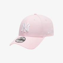 [백화점매장 정품출고] 뉴에라 야구모자 볼캡MLB 베이직 뉴욕 양키스 볼캡 핑크