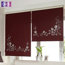 창데코 레이저 블라인드 롤스크린 플라워