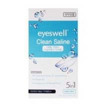 아이스웰 1회용 콘텍트렌즈 식염수(7ml*5ea)*6통, 7ml, 6개