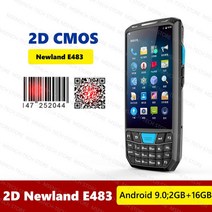 판매 안드로이드 핸드 터미널 PDA 하니웰 바코드 스캐너 1D 레이저 QR 휴대용 데이터 수집기 4G NFC, 07 2D E483_03 EU