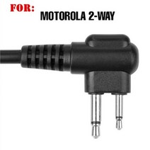 전술 U94 PTT 헤드셋 액세서리 For Z-Tactical tca-sky peltor 헤드폰 baofeng icom midland motorola YEASU radio, MOTOROLA 2-PIN