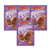 에어로플레인 초콜릿 무스 믹스 65g Aeroplane Chocolate Mousse Mix, 4팩