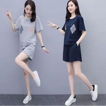 브이와이 VY 여자 다이아 고무줄 콘트라스트 여름코디 세트