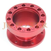 만소리휠 20인치휠 휠캡 자동차 범용 알루미늄 스티어링 휠 허브 어댑터 오프 보스 키트 스티어링 휠 스페이서 101mm 76mm 51mm, 51MM Red