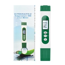 5-in-1 휴대용 펜 타입 수질 분석기 미터 LCD 디지털 검출기 다기능, 01 green