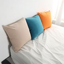 조브라운 스웨이드 무지 디자인 쿠션 소파 쿠션, 네이비