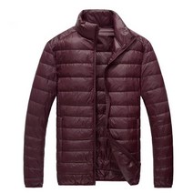 남성패딩 깔깔이 군용 명품 항공점퍼 뽀글이 UNIQLO 스타일 초경량 짧은 재킷 남자 Packable 긴팔 지퍼 퍼