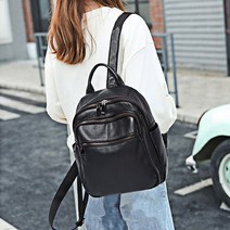 천연 가죽 여성 고급 백팩 대학생 여대생 소가죽 백팩 회사원 직장인 여성엄마 메는 가방
