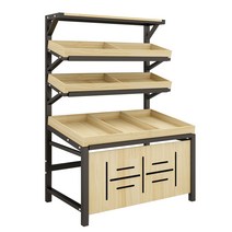 빵진열대 과일매대 경사평대 진열용품 과일 진열대, 상세이페이지 참고, 70 세 레이어  플랫