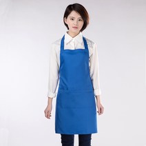 간편 방오밥 점옷 사무원 작은공구 중공업복 이발소 근무 미술용앞치마, T06-인디고블루