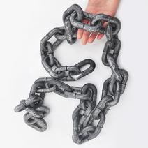 할로윈 공연 장식소품 데코 쇠사슬 가벼운 모형 쇠사슬, 단품, 단품