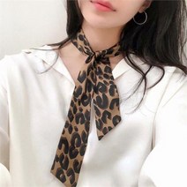 홀리지 앙스 호피무늬 쁘띠 스카프