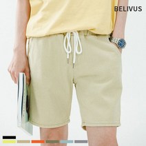 빌리버스 남자 반바지 BPAP029 밴딩 여름 면 팬츠