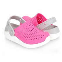 [크록스키즈] 크록스 라이트라이드 클로그키즈 205964-6QR 아동샌들, 사이즈:J3, 상세 설명 참조