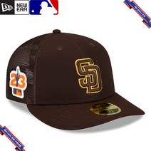 [미국정품] 898103 스냅백 캡모자 MLB [샌디에이고 파드리스] 뉴에라 2023 Spring Training Low Profile 59FIFTY Fitted Hat - Bro