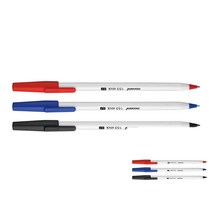 모나미 캡타입 볼펜 0.7MM 가성비볼펜 오피스볼펜, 흑색