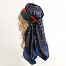여성 실크 사각 스카프 롱 울 캐시미어 숄 무지 패턴 꽃 40대 50대 숙녀 럭셔리 90cm 스퀘어 새틴 머리띠 이슬람 hijab headscarves bandana 헤드 랩