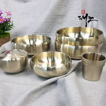 오메가키친 고급 티타늄 식기류 이중합식기SET 냉면기 컵, 이중합식기SET(태극주발)