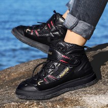 선상낚시 갯바위 논슬립 낚시신발 야외 바위 낚시 신발 사계절 바다 미끄럼 방지 펠트 스틸 네일 바닥 등반 암초 소매 가격 제어 350, 7.44  Black